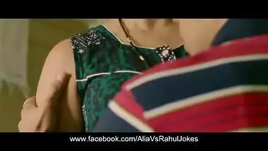 Desi Auntie seduced by young lover in the kitchen