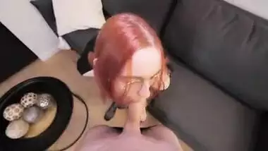 Redhead Schoolgirl Fucks With Her Classmate After Classes