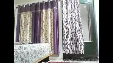 desi telugu aunty dress changing hidden capture by her son mms clip