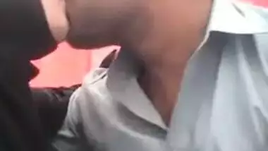 Handsome Desi guy and GF in XXX hijab make out in front of camera