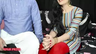 Indian cute girl had to deep blowjob and cowgirl fucking after she secretly saw uncle while changing | clear Hindi audio | your Priya