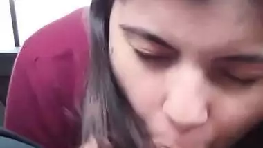 British Indian Blowjob In Car