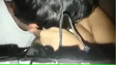 Non-professional pair acquires wicked in a closed booth of a cyber cafe