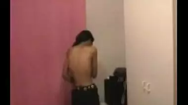 Hawt desi legal age teenager college angel doggy style home sex movie with LOVER