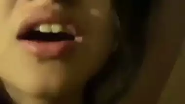 Young girl in BDSM real sex MMS with boyfriend