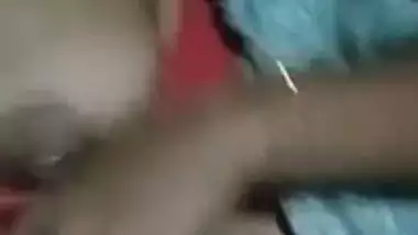 Village lady secretly shows her boobs and pussy on camera