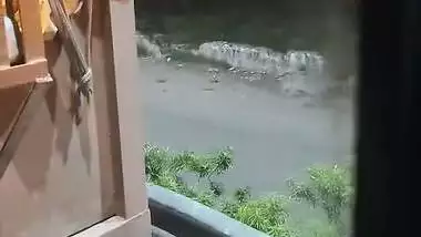 Roadside romance and sex caught by employee viral clip