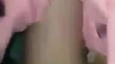 House owner jerks his dick watching hairy pussy of maid