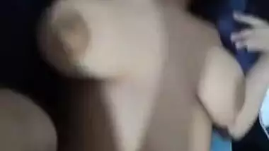 Today Exclusive- Sleeping Wife Boobs Pressing And Nude Video Record By Hubby