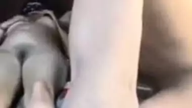 Two naked Desi chicks lets horny guy fuck them both in XXX 3some