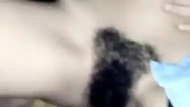 Hairy pussy girl painful fucking with Lover