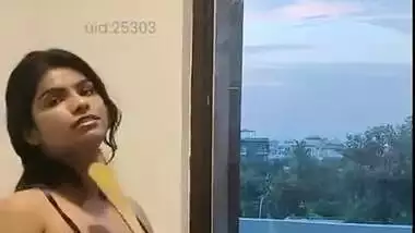 Nidhi Goel Showing Boobs in Kitchen