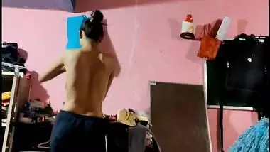 Desi Sis changing dress and Bro walks in and FK Part 2