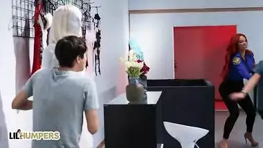 LiL Humpers - Hot Redhead Nicolette Shea Caught Ricky Spanish Fucking In A Sex Shop